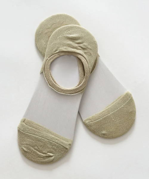 No Show Lurex Socks